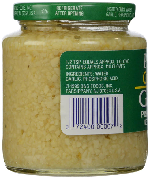 Polaner 10 Premium White Chopped Garlic, Ounce
