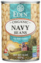 Eden Organic Navy Beans, 15 oz Can, Dry, Organic, Pearl Haricot, Yankee