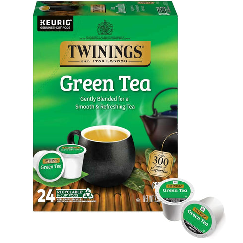 Twinings Green Tea K-Cup Pods for Keurig, 24 Count (Pack of 1),
