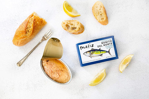 4 (5 Matiz Bonito Del Norte, Ounce, White Meat Tuna in Olive Oil Tins)