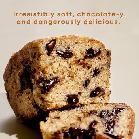 Sweetness Central 6 Pack Gourmet Banana Bread by , Baked Fresh for Each Order, Made with Belgian Chocolate Chips, The