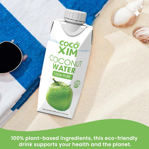 11 oz (Pack 12) 100% COCOXIM Ready to Drink Pure Coconut Water - of | Zero Added Sugar| Natural & Fresh