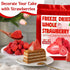 Nahasahr 16oz Freeze Dried Whole Strawberries - Lightly Sweetened, Crunchy Fruit for Yogurt, Baking, Oatmeal & Dessert