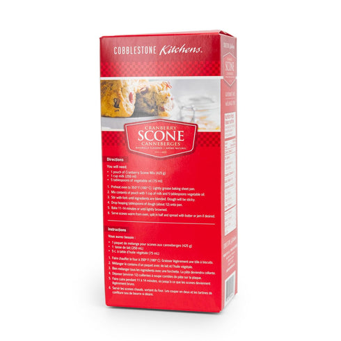 Cobblestone Kitchens 15 oz. Cranberry Scone Mix | Box