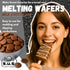 1 lb Milk Chocolate Melting Wafers Bulk for Dipping Strawberries Candy Making Molding Coating Baking Fondue Chocolate