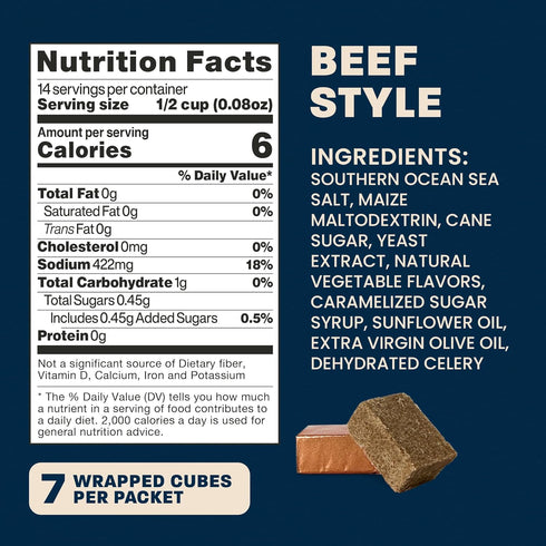 10 7 Pack (70 Massel Beef Style Bouillon Cubes | x Cubes) | Plant Based Broth & Soup Base | Low FODMAP, Gluten & Dairy
