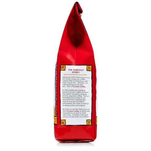 2.2 LB Puroast Low Acid Coffee Whole Bean | House Blend Whole Bean | Medium Roast | High Antioxidants & High pH |No