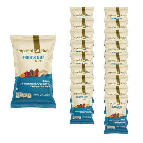 Imperial Nuts - Dried Fruit & Nut Blend (18 Pack x 2.25 oz) Featuring