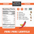 4 oz 3 Pack Lentil Telepathy Peri-Peri Chili Lemon Crunchy Whole Lentil Snack, OIL FREE, Never Fried, Plant Based