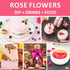 Dried Rose Buds Tea, Edible Whole Flowers Loose Leaf Herbs, Premium Natural Healthy Fragrant Beverage, Ideal for Gift,