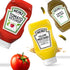 100% Pack (12 Pack, 4 Packs 3 Heinz Tomato Ketchup, Sweet Relish & Natural Yellow Mustard Picnic Variety ct of Bottles