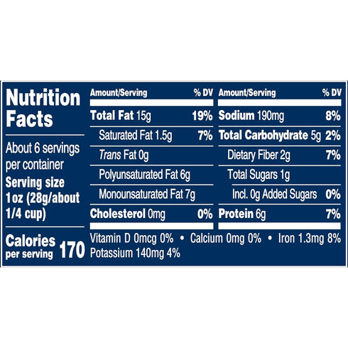 5.85 oz (Pack 12) PLANTERS Pop & Pour Dry Roasted Sunflower Kernels Jar of - Portable Snack for Easy Snacking