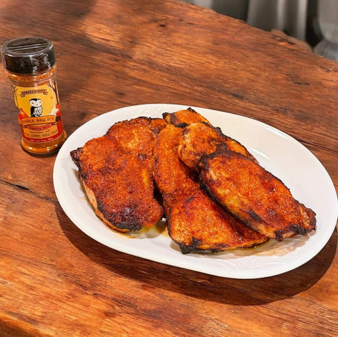 5 oz Maple Sugar BBQ Rub - Jar- Perfect Barbeque Rub for Chicken, Pork, Ribs, and Seafood - From Barred Woods Maple