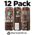 11 oz (12 Pack), Starbucks Cold Brew Coffee, Chocolate Cream, fl Cans Premium Coffee Drink, Iced Coffee