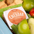 Congratulations Gift Box with Fruit and Cheese from Golden State Fruit