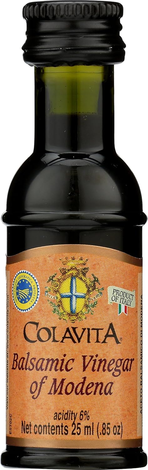 Colavita Mini Sizes - Balsamic Vinegar, Pack of 80 (25ml each, .85oz)