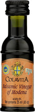 Colavita Mini Sizes - Balsamic Vinegar, Pack of 80 (25ml each, .85oz)