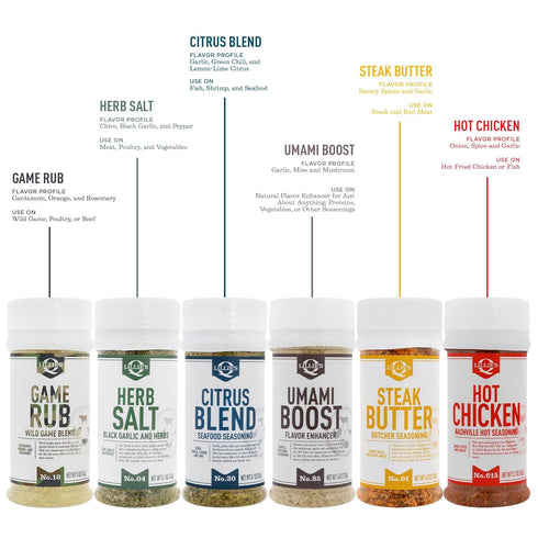 Lillie’s Q Steak Butter Seasoning, All-In-One with Butter, Garlic, Salt & Black Pepper, 6 oz