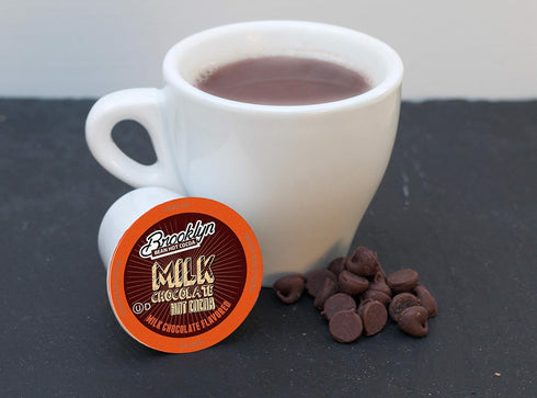 2.0 40 Count Brooklyn Beans Milk Chocolate Hot Cocoa Pods, Compatible with K-Cup Brewers