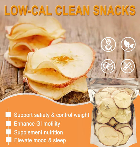 Generic 3oz Apple Slices, Dried Apples, Apple Chips, Fruit chips-No Sugar Added, Dried Fruit Snacks, Natural & Bright