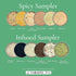 Set 12 Sea Salt Gift - Infused & Spicy Salt Sampler Collections - Flavors with Reusable Tins - Great Gifts for Everyone