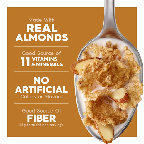 16.1oz (1 (Pack 2) Kellogg's Special K Breakfast Cereal, Fiber Cereal, Family Breakfast, Vanilla and Almond, Box Box)