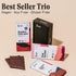 1.8oz 3-Pack Raaka Chocolate Best Sellers Trio | Gourmet Dark Chocolate Gift | Organic, Vegan, Fair Trade, Soy Free