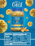 10 oz Just the Cheese Minis Grilled Cheese Crisps, Jar, Delicious Low-Carb Lifestyle Protein Chips, High-Protein