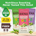 12g-13g 18-Pack 1.05oz Pack Biena Crispy Roasted Edamame Beans Snack High Protein Low Carb Snack for Adults & Kids