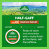 60 Count, (6 Packs 10) Green Mountain Coffee Roasters Half Caff, Keurig Single Serve K-Cup Pods, Medium Roast Coffee