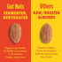 3oz (3 Pack) Gut Nuts - Fermented and Sprouted "Sourdough" Almonds for Gut Health - Tangy, Umami, & Salty Flavors