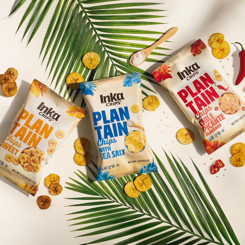 3.25 (Pack 12) Inka Crops Inka Chips, Sweet Plantain, Ounce