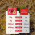 (10 2.12oz) 6-Pack, 32g Hethstia Dried Shirataki Rice, Vegan Konjac Dry Rice x + High Protein Ramen, Spicy Beef Flavor