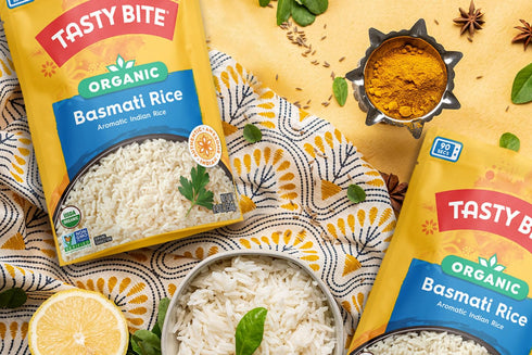 Pack, 7 Tasty Bite Rice Variety Flavors, Basmati, Jasmine, Brown, Sticky, Coconut, Turmeric, Thai Lime