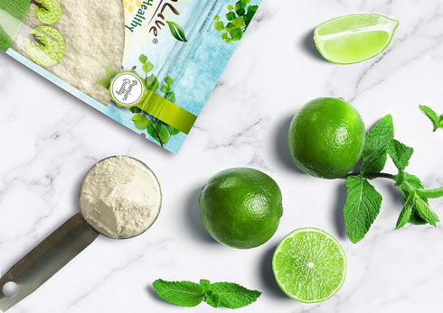 1.5 Lime Juice Powder, Pounds - Unsulfured, Made from Raw Dried Citrus Fruit, Vegan, Bulk, Great for Juices, Smoothies
