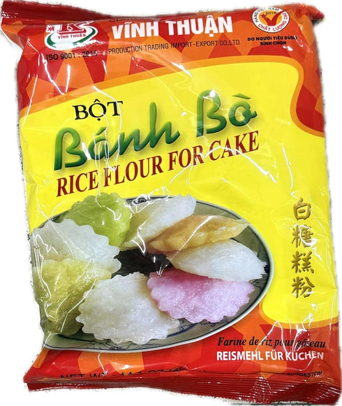 Vinh Thuan Bot Banh Bo (Rice Flour for Cake) - 14.01oz (Pack of 3)