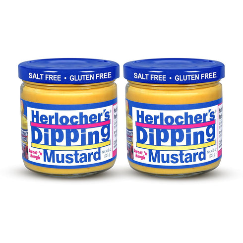 Herlochers Dipping Mustard Pack of 2 | Sweet & Tangy Mustard Dip,