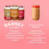 16 (Pack 2) Barney Butter Peanut Butter, Crunchy, Ounce Jar, Natural, No Stir, Non-GMO, Gluten Free, Keto, Vegan