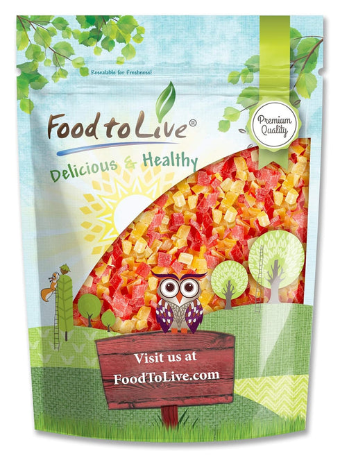 Food to Live Diced Fruits Mix, 4 Pounds - Contains Dreid and