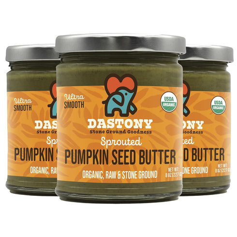 Dastony Organic Raw Sprouted Pumpkin Seed Butter, 8 oz | Only One