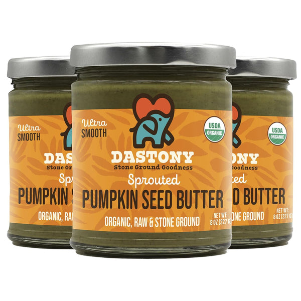 Dastony Organic Raw Sprouted Pumpkin Seed Butter, 8 oz | Only One