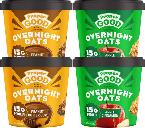 Proper Good 2 of Each Flavor: Peanut Butter Cup & Apple Cinnamon