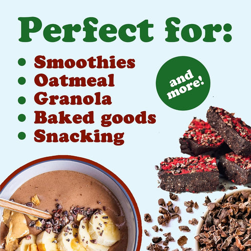 12 Food to Live Sweet Cacao Nibs with Coconut Sugar, Ounces Lightly Sweetened with Coconut Sugar, Raw, Non-Irradiated