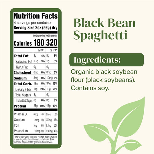 8 Oz Explore Cuisine Organic Black Bean Spaghetti