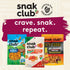 2.5 oz 6 Pack Snak Club Coconutty Cashews, Kettle Cooked Fancy Cashews with Toasted Coconut, Gluten-Free and Kosher