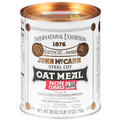 McCann's Irish Oatmeal, Traditional Steel Cut, 28 Ounce (Pack of 4)