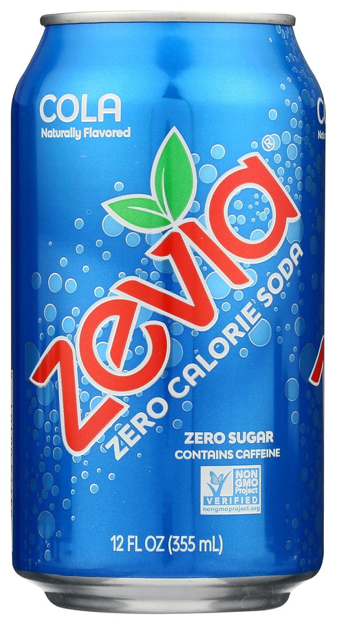 Zevia Natural Cola Diet Soda ( 4x6/12 OZ)