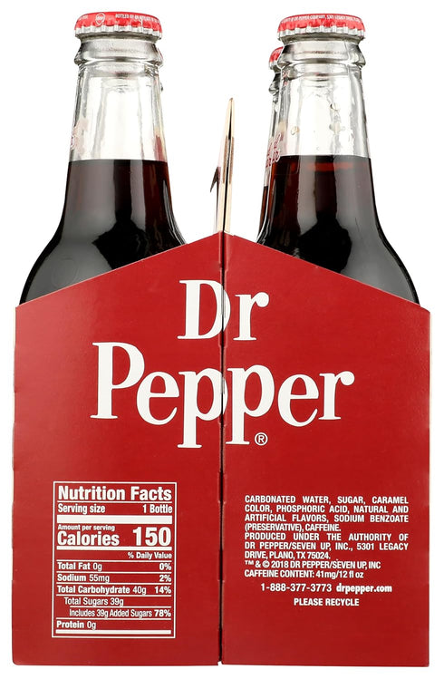 DR 4pk 12oz Pepper Glass