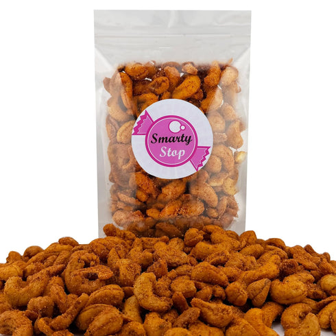 Smarty Stop (5 (Pack 1), Cashew Healthy Snacks Collection Pound of Chili Lime Cashew)