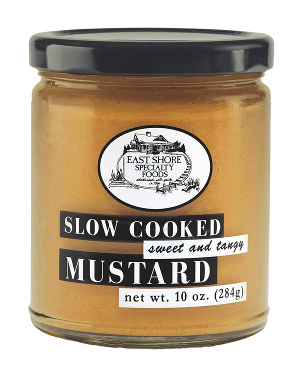 East Shore Sweet & Tangy Mustard Gourmet Yellow Mustard for Pretzels, Sandwiches,